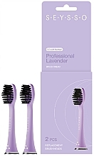 Hlavice sonickej zubnej kefky, 2 ks, fialová SEYSSO Color Lavender Professional Replacment Brush Heads