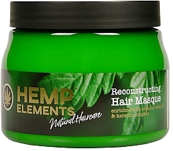 Maska s konopným olejom pre poškodené vlasy Frulatte Hemp Elements Reconstructing Hair Masque