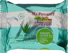 Bio organické mydlo s Aloe Vera a vôňou vodného melónu a melónu Ma Provence Organic Soap