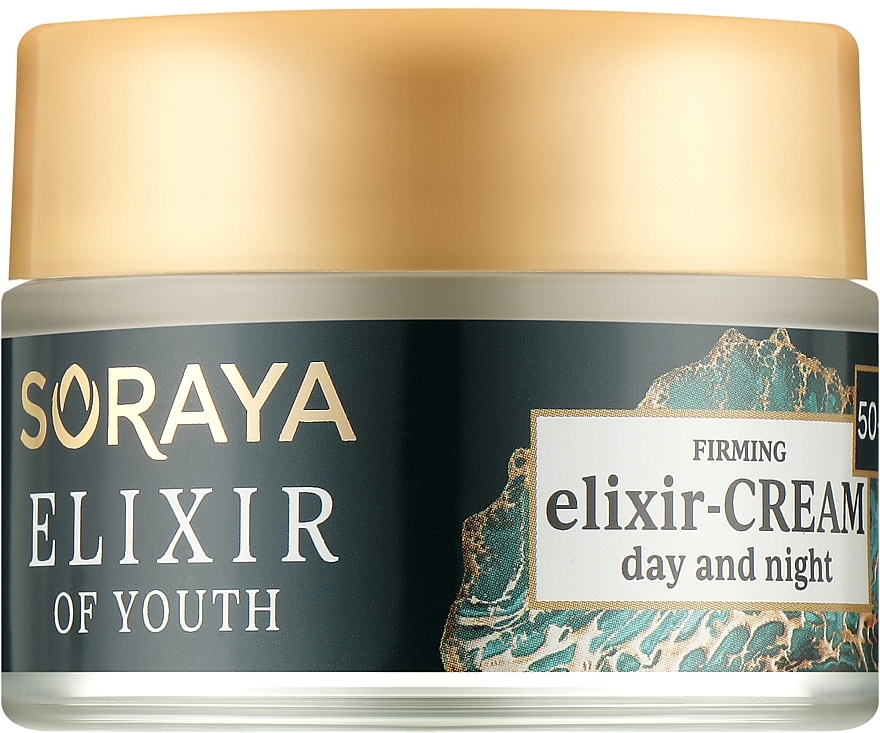 Spevňujúci elixírový krém na tvár - Soraya Youth Elixir Firming Cream-Elixir 50 +