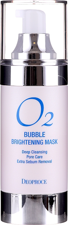 Lysnende O2 ansigtsmaske Deoproce O2 Bubble Brightening Mask