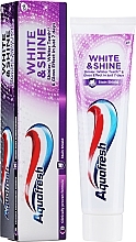 Blegende tandpasta Aquafresh White & Shine Whitening Toothpaste