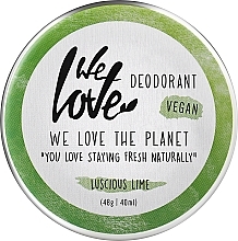 Naturlig cremet deodorant We Love The Planet Deodorant Luscious Lime