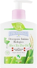 Intimhygiejnisk rensemiddel med økologisk aloe-saft 20% I Provenzali Aloe Organic Intimate Wash Delicate