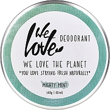 Naturlig creme deodorant, mynte We Love The Planet Mighty Mint Cream Deodorant