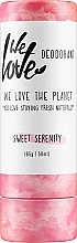 Deo-stick med rosenolie-duft med honning og milde krydderier We Love The Planet Sweet Serenity Deodorant Stick