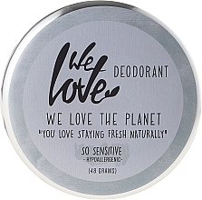 Naturlig cremet deodorant "Så følsom“ We Love The Planet Deodorant So Sensitive