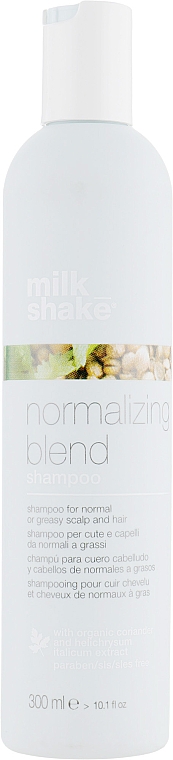 Shampoo til normalt og fedtet hår - Milk Shake Normalizing Blend Shampoo