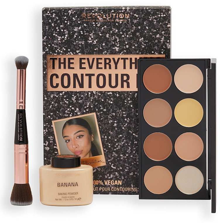 Set - Makeup Revolution The Everything Contour Kit Gift Set