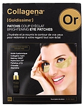 Set Collagena Paris Goldissime Brightening Set (eye/patch/16pcs + eye/serum/15ml)