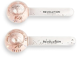 Face Massager Makeup Revolution Beauty Pink Glitter Ice Globes