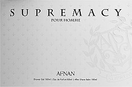 Afnan Perfumes Supremacy Silver Set (edp/100ml + sh/gel/100ml + af/sh/balm/100ml)