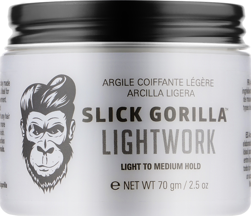 Medium Hold Hair Styling Clay - Slick Gorilla Lightwork