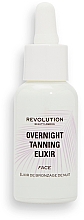 Face Tanning Night Elixir Revolution Beauty Overnight Face Tan Elixir