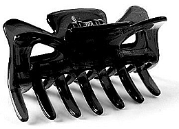 Hair Clip FA-9916, 6,7 cm, black Donegal