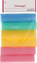 Sponge Rollers, Wide, 9253 multicolored, 6 pcs Donegal Sponge Rollers