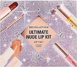 Makeup Revolution Ultimate Nude Lip Kit Set, 6 products