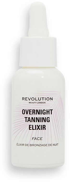 Face Tanning Night Elixir Revolution Beauty Overnight Face Tan Elixir