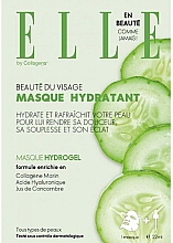 Face Mask with Cucumber Extract Collagena Paris Elle Hydrogel Mask With Natural Cucumber Extract