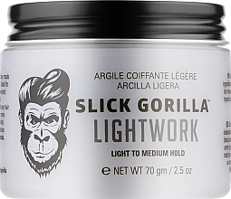 Medium Hold Hair Styling Clay Slick Gorilla Lightwork