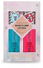 Makeup Revolution Maxi Plump Lip Duo (lip/plump/2pcs) Set