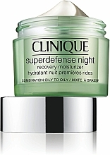 Night Recovery Moisturizing Cream Clinique Superdefense Night Recovery Moisturizer