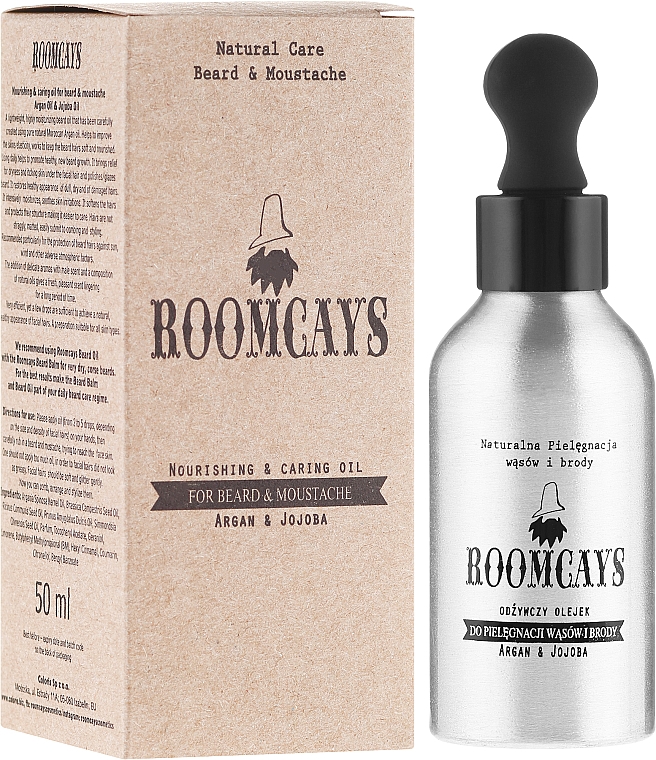 Beard and Moustache Oil - Roomcays 