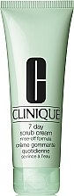 Enhanced Exfoliation Scrub Clinique 7 Day Scrub Cream Rinse-Off Formula