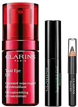 Clarins Total Eye Lift (mascara/3ml + pencil/0.39g + eye/cr/15ml) Set