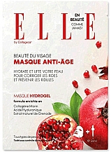 Anti-Aging Face Mask with Pomegranate Extract Elle By Collagena Pomegranate Anti-Aging Hydrogel Mask