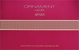 Afnan Perfumes Ornament Purple Allure Set (edp/100 ml + sh/gel/100 ml + b/lot/100 ml)