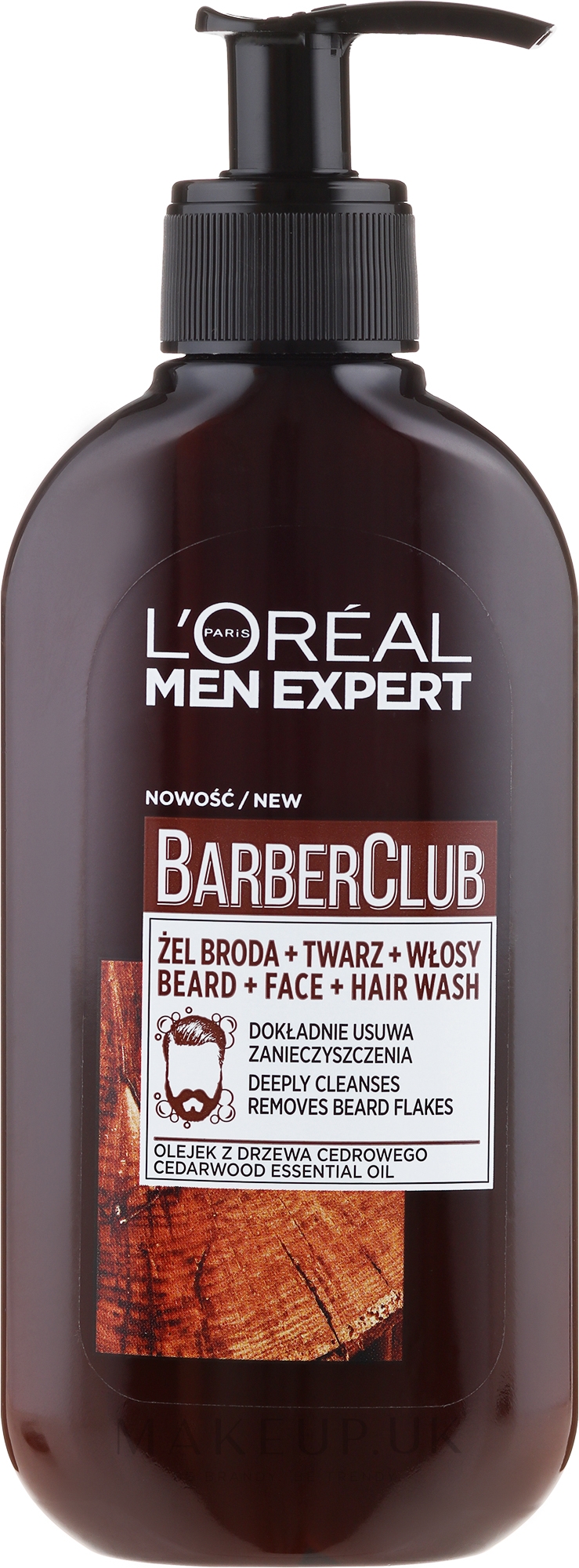 3-in-1 Beard, Face & Hair Wash L'Oreal Paris Men Expert Barber Club