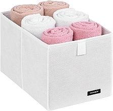 Storage Organiser 'Home', M, white 30x19x19 cm MAKEUP Drawer Underwear Cosmetic Organizer White