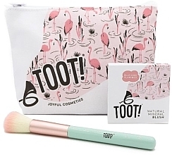 Set Toot! Blushing Flamingo Blush Bag Set (blush/3 g + brush/1 pcs + bag/1 pcs)