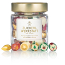 Bonbons mit Weihnachts Motiven wie Zuckerstange, Stern,...