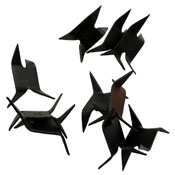 Master Cutlery Tactical Ninja Caltrops 10 Pcs - Black