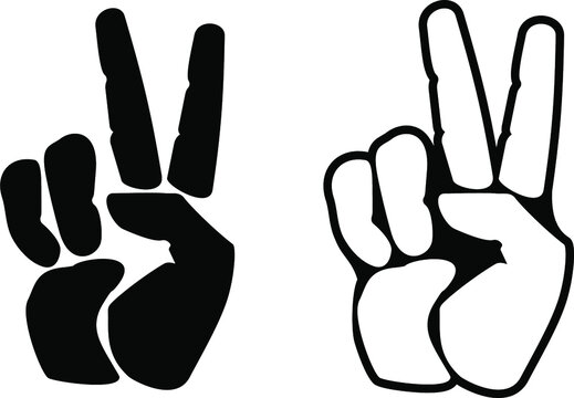 Peace Fingers Sign