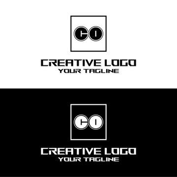 creative letter logo co desain vektors