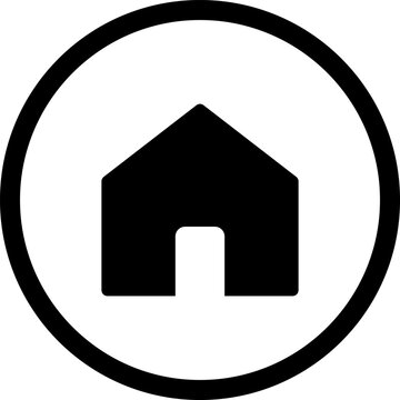 home button Icon House Line Icon Style Real estate house icon Home icon vector. House vector icon home silhouette button Pro Vector