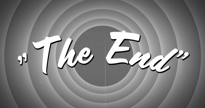 The End sign