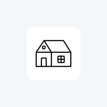 Home, house fully editable vector icon

