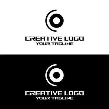 creative letter logo co desain vektors