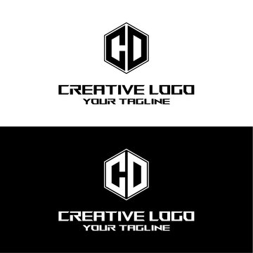 creative letter logo co desain vektors