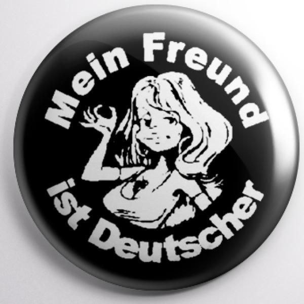 Button - Mein Freund ist Deutscher