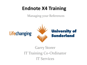 How to Use Endnote