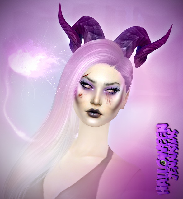 Jenni Sims: Halloween Horns • Sims 4 Downloads