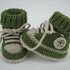 Strickanleitung Babyschuh "Mein erster Turnschuh" 4 Größen, mit Video