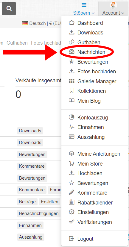 Hilfeseitenbild für 'Autor kontaktieren'