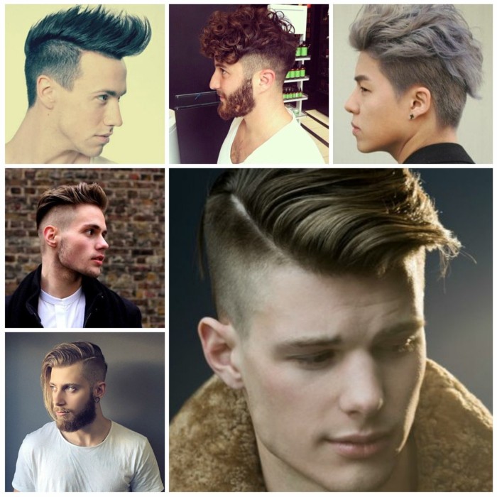 frisuren kurz, inspo für männer, collage bild idee sechs bilder klein, moderner mann mit stil