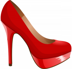 high heel svg | Red High Heel clip art - vector clip art online ...